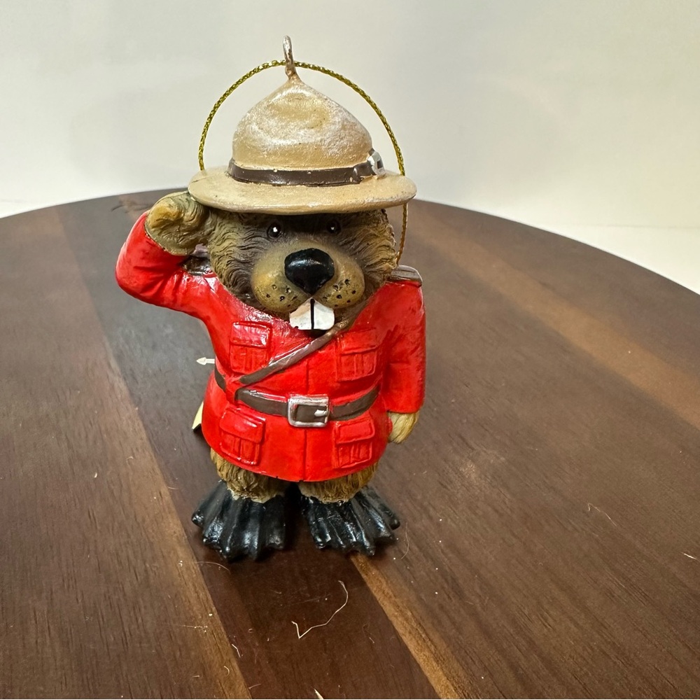 RCMP Mountie Beaver Christmas Ornament Classic Collection Canadian Souvenir